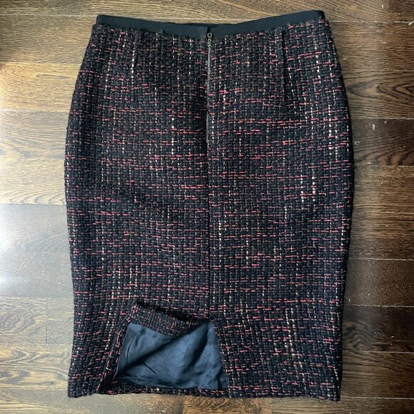 Vintage Aquilano Rimondi Tweed Italian Skirt wool/Cotton-Sz.46 (US 10) - Picture 7 of 11